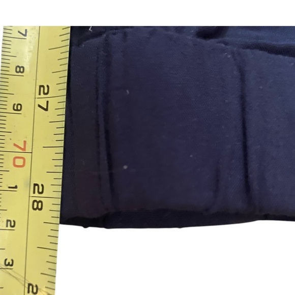 Michael Kors navy blue rayon lightweight zippered jogger pant. Sz.8 - Picture 8 of 15